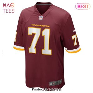 Wes Schweitzer Washington Football Team Nike Game Player Jersey Burgundy