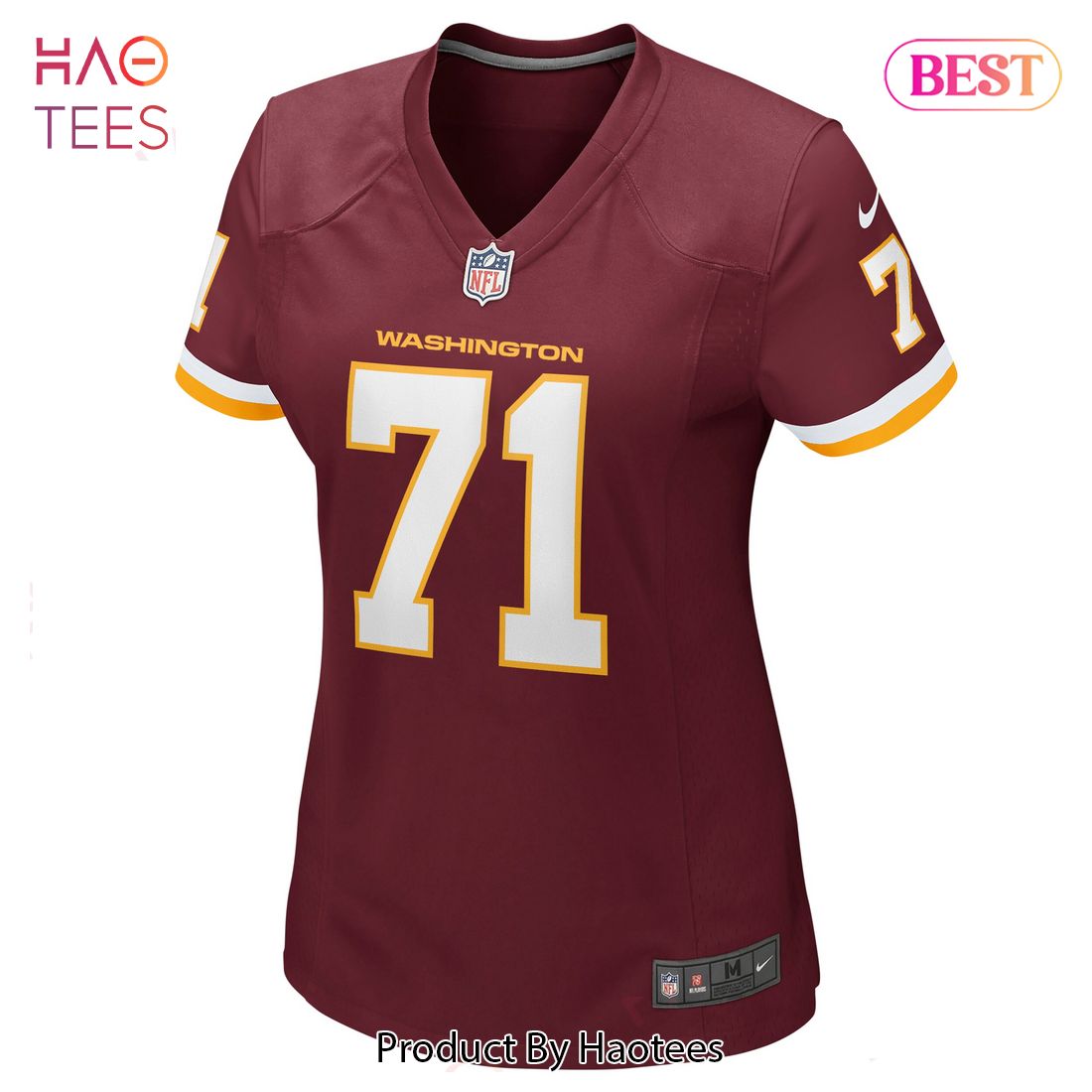 Wes Schweitzer Washington Football Team Nike Women’s Game Player Jersey -Burgundy Luxury Store