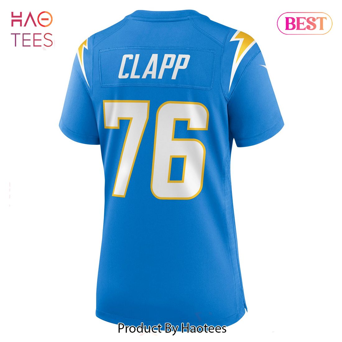 Will Clapp Los Angeles Chargers Nike Women's Game Jersey Powder Blue