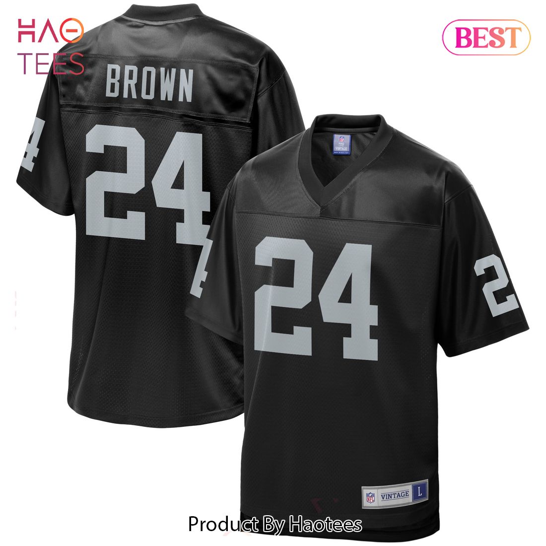Willie Brown Las Vegas Raiders NFL Pro Line Retired Player Jersey Black