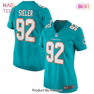 Zach Sieler Miami Dolphins Nike Women’s Game Jersey Aqua