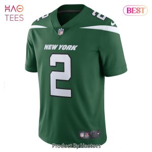 Zach Wilson New York Jets Nike Vapor Limited Jersey Gotham Green