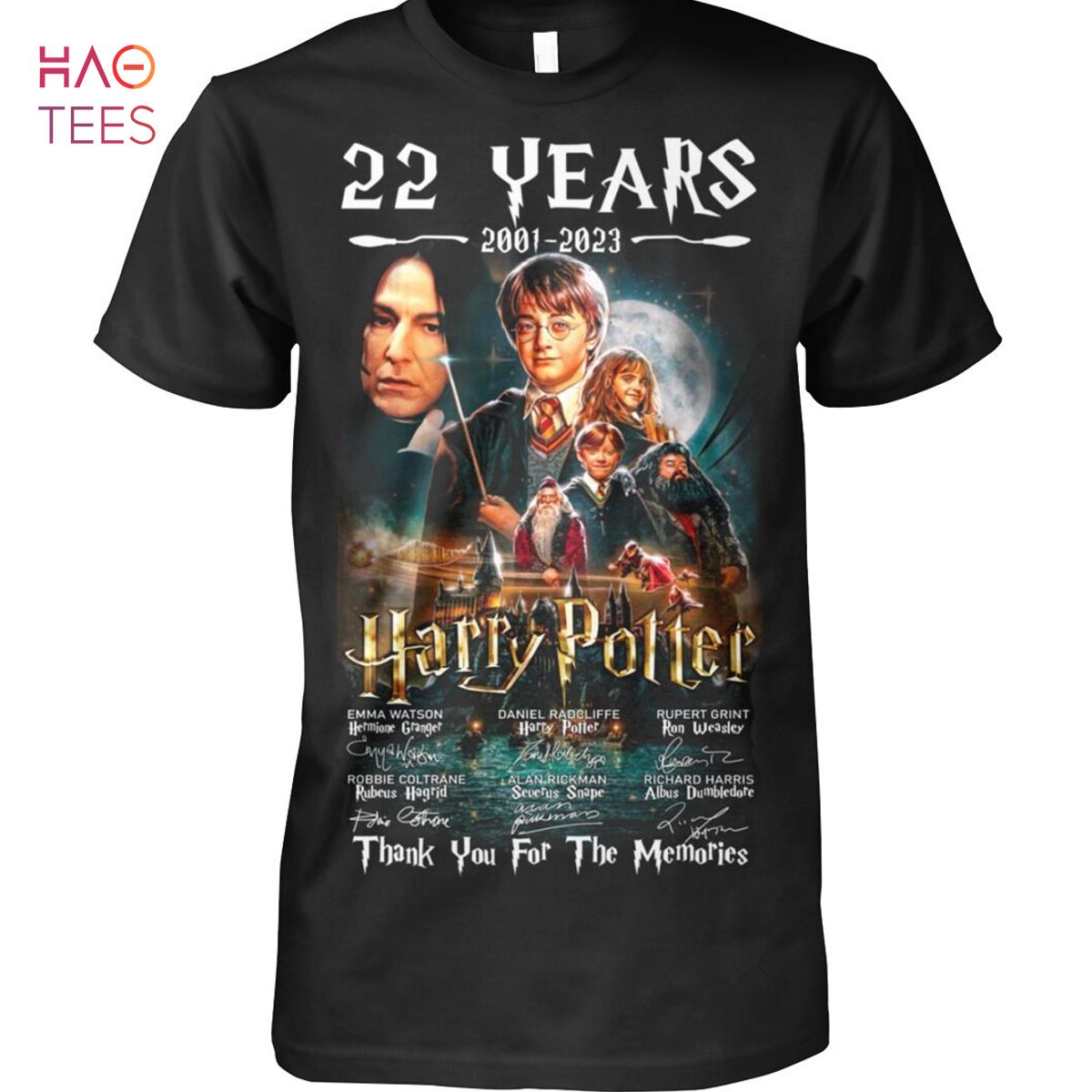 22 Years 2001 2023 Harry Potter Thank You For The Memories Shirt