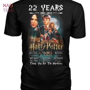 22 Years 2001 2023 Harry Potter Thank You For The Memories Shirt