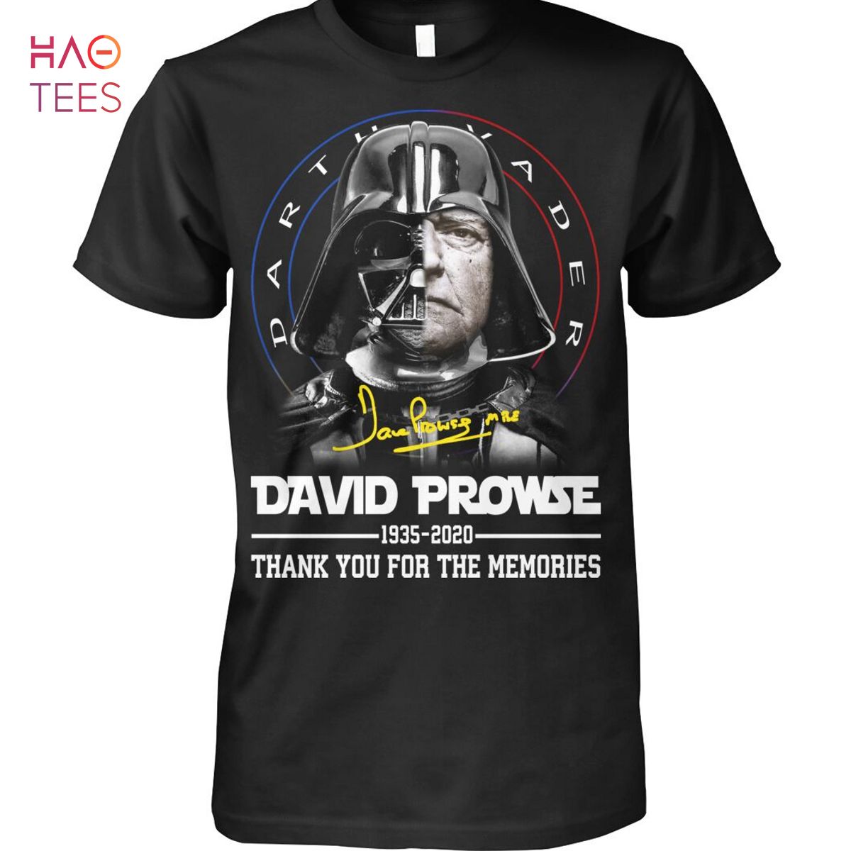 David Prowse 1935 2020 Thank you For The Memories Shirt