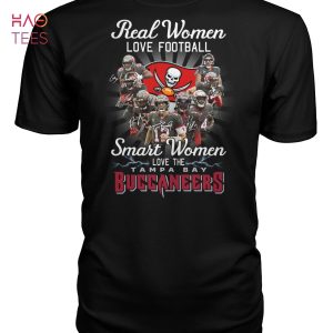 Real Women Love Football Smart Women Love The Tampa Bay Buccaneers Shirt