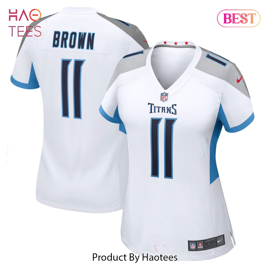 A.J. Brown Tennessee Titans Nike Women’s Game Jersey White