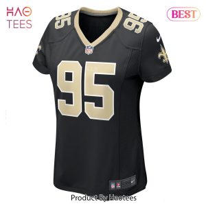 Albert Huggins New Orleans Saints Nike Women’s Player Game Jersey Black