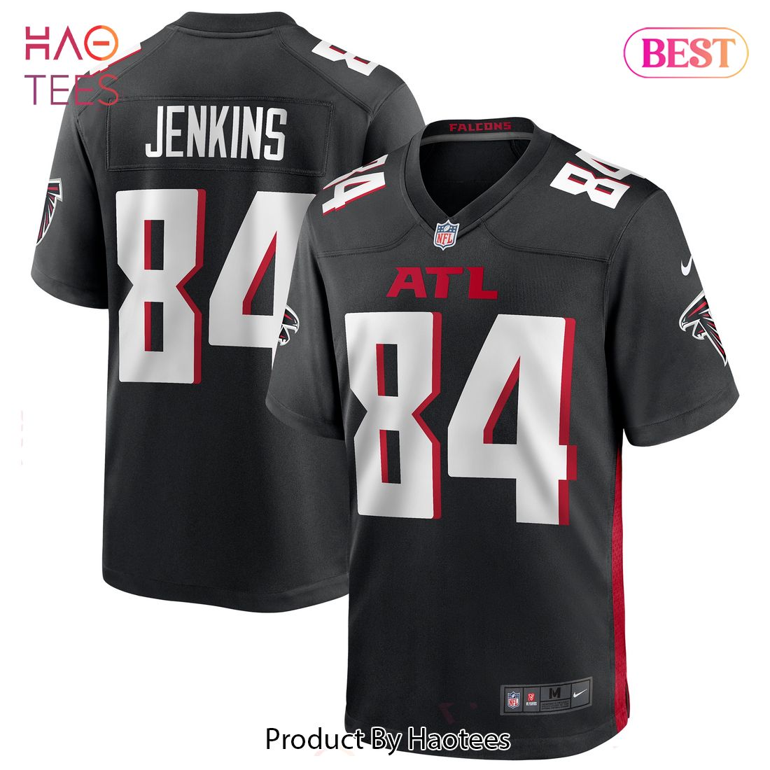 Alfred Jenkins Atlanta Falcons Nike Game Retired Player Jersey Black