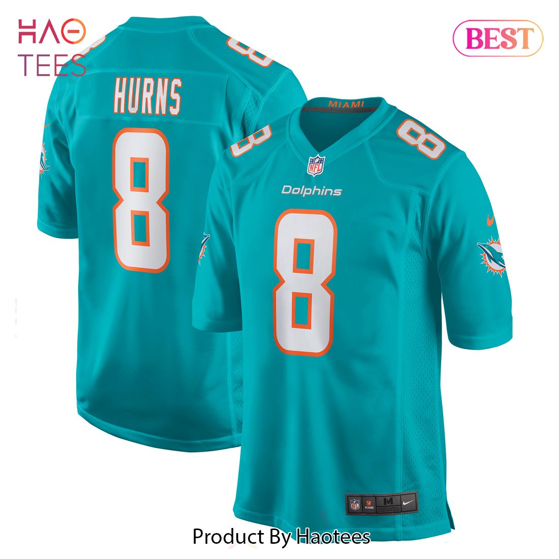 Allen Hurns Miami Dolphins Nike Game Player Jersey Aqua Luxury Store