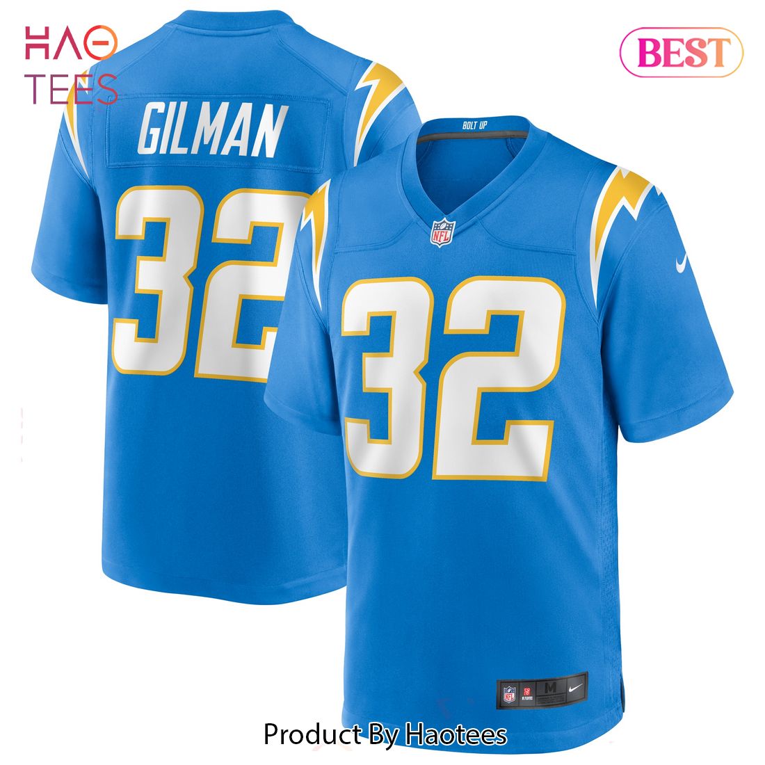 Alohi Gilman Los Angeles Chargers Nike Game Jersey Powder Blue