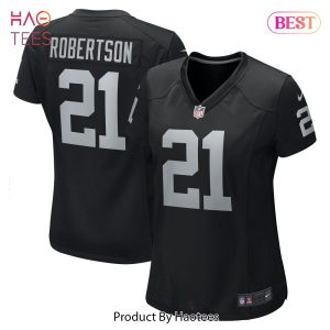 Amik Robertson Las Vegas Raiders Nike Women’s Team Game Jersey Black