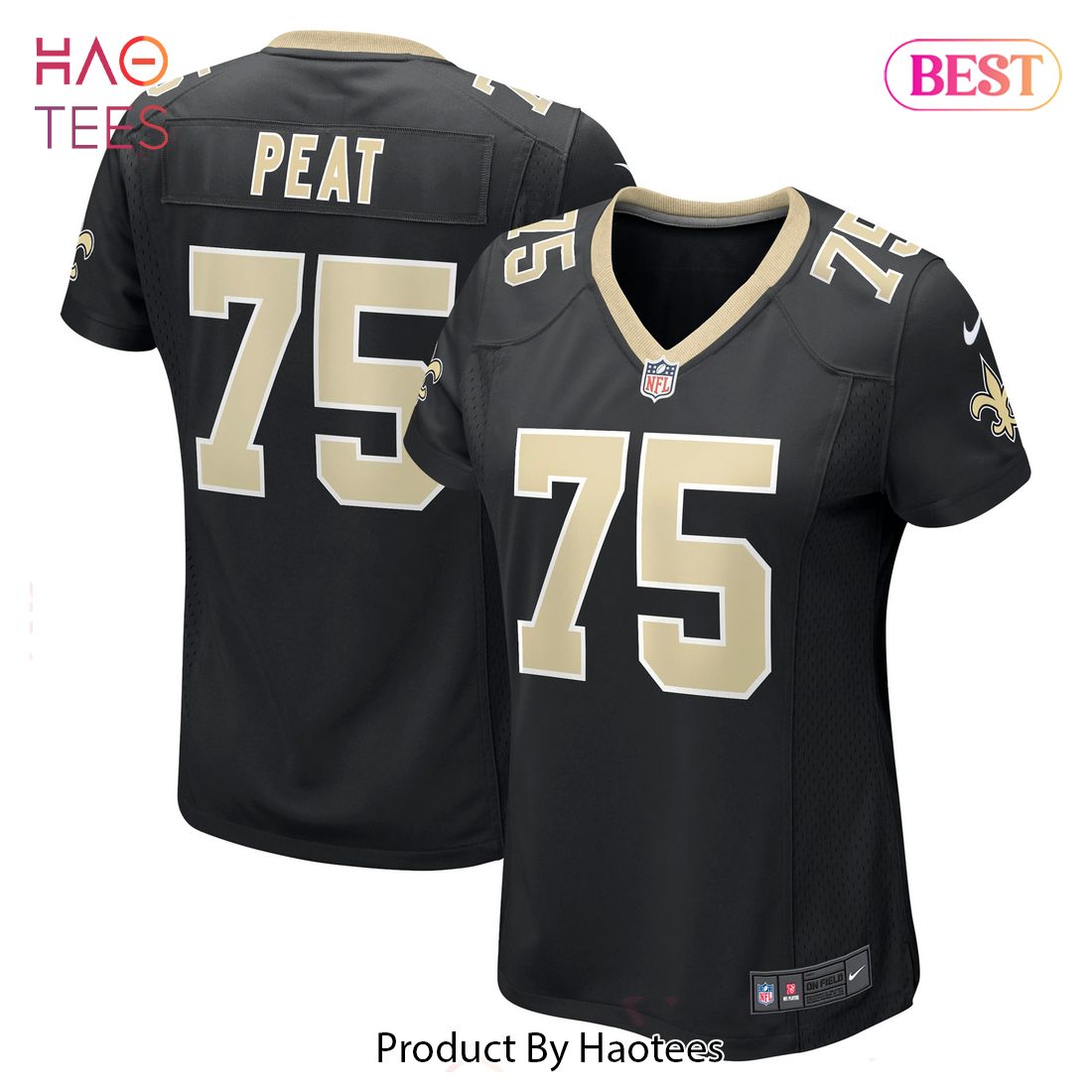 Andrus Peat New Orleans Saints Nike Women’s Game Jersey Black