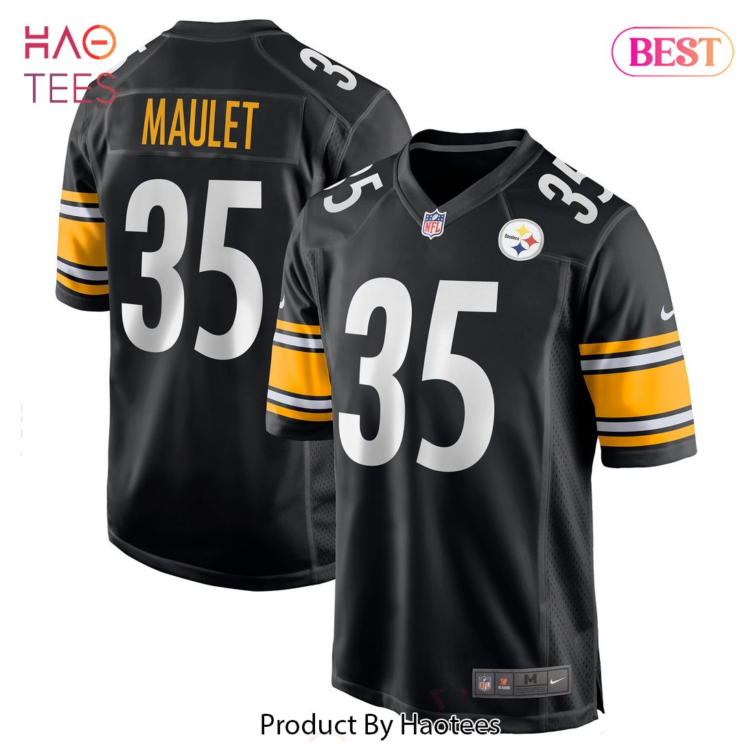 Arthur Maulet Pittsburgh Steelers Nike Game Jersey Black