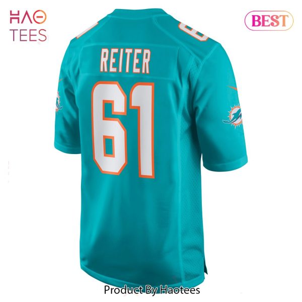 Austin Reiter Miami Dolphins Nike Game Jersey Aqua