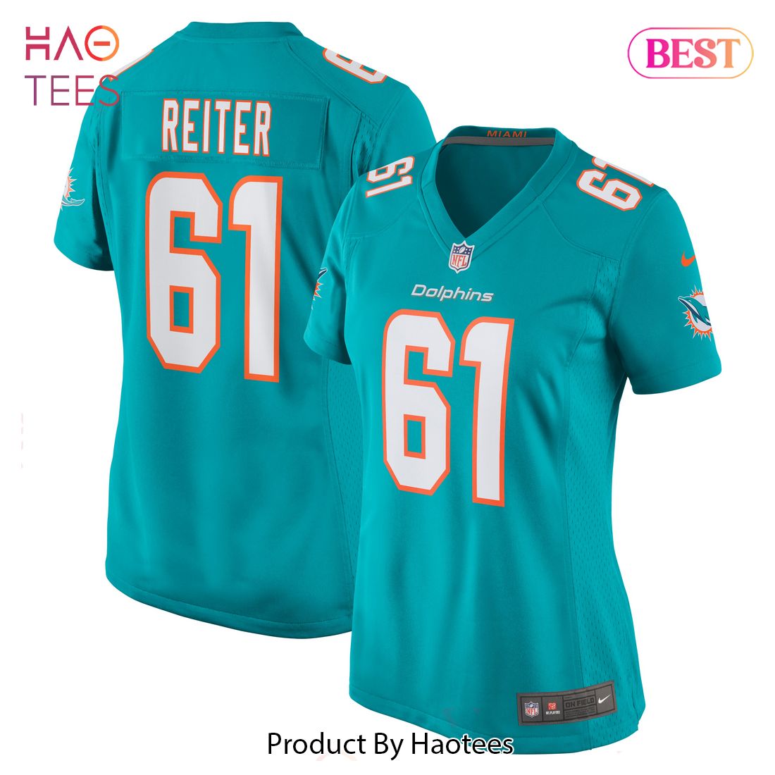 Austin Reiter Miami Dolphins Nike Women’s Game Jersey Aqua Luxury Store