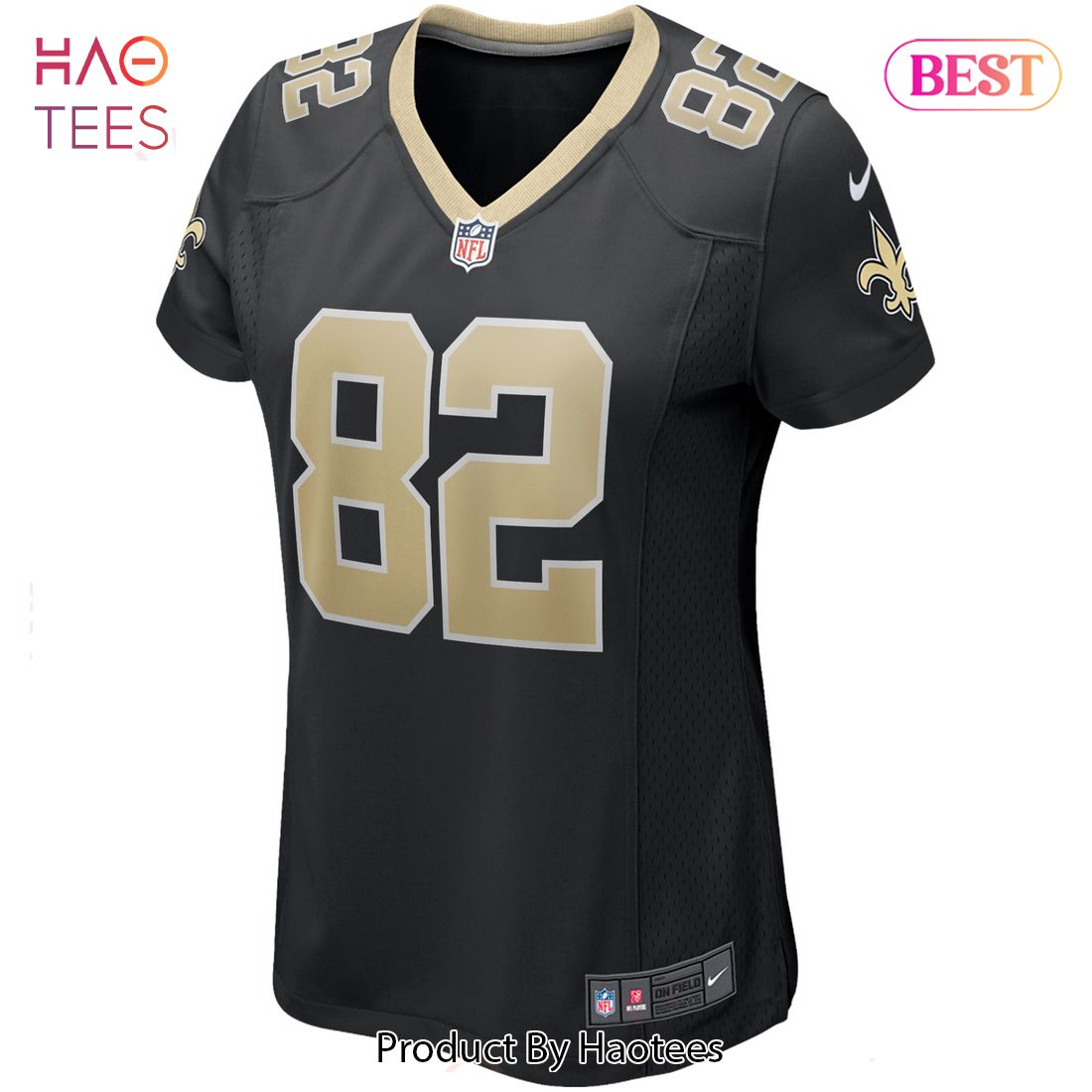 Bob Pollard New Orleans Saints Nike Women’s Game Retired Player Jersey Black Luxury Store