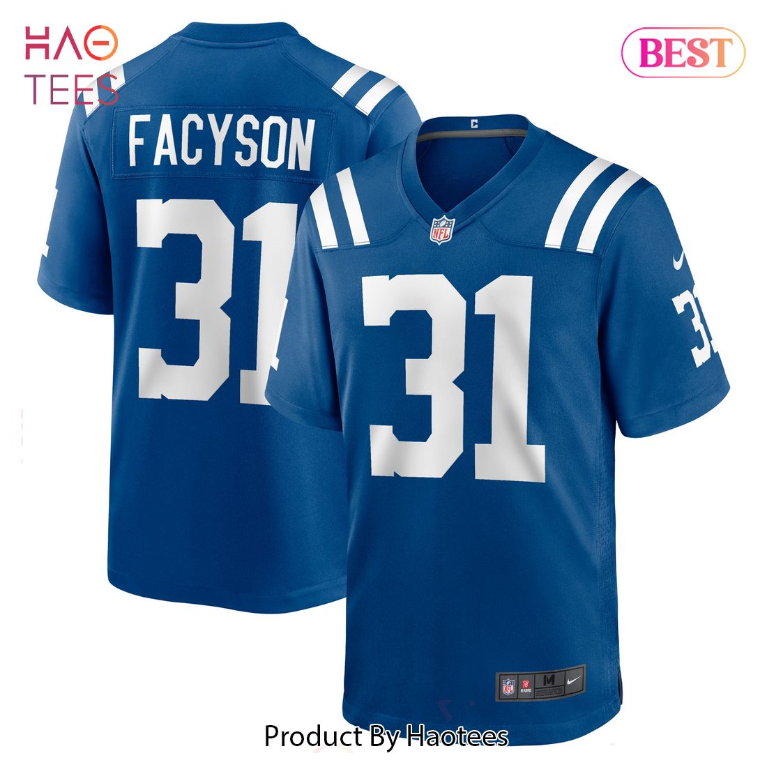 Brandon Facyson Indianapolis Colts Nike Player Game Jersey Royal