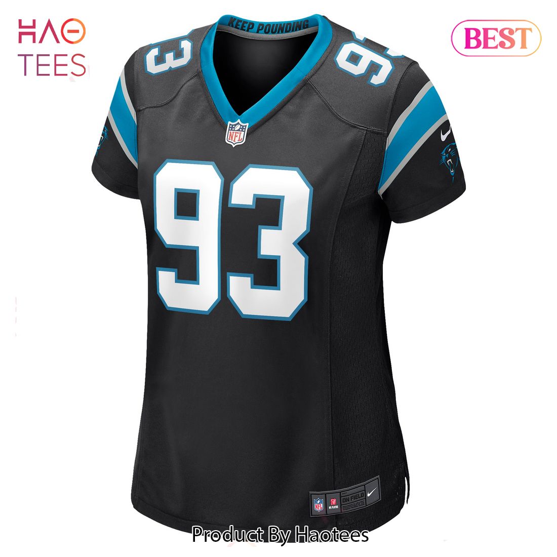 Bravvion Roy Carolina Panthers Nike Women’s Game Jersey Black Luxury Store