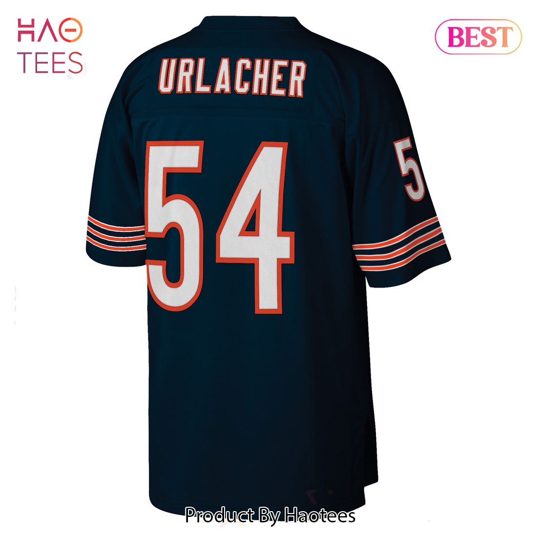 Women's Nike Brian Urlacher Navy Chicago Bears Game Retired Player