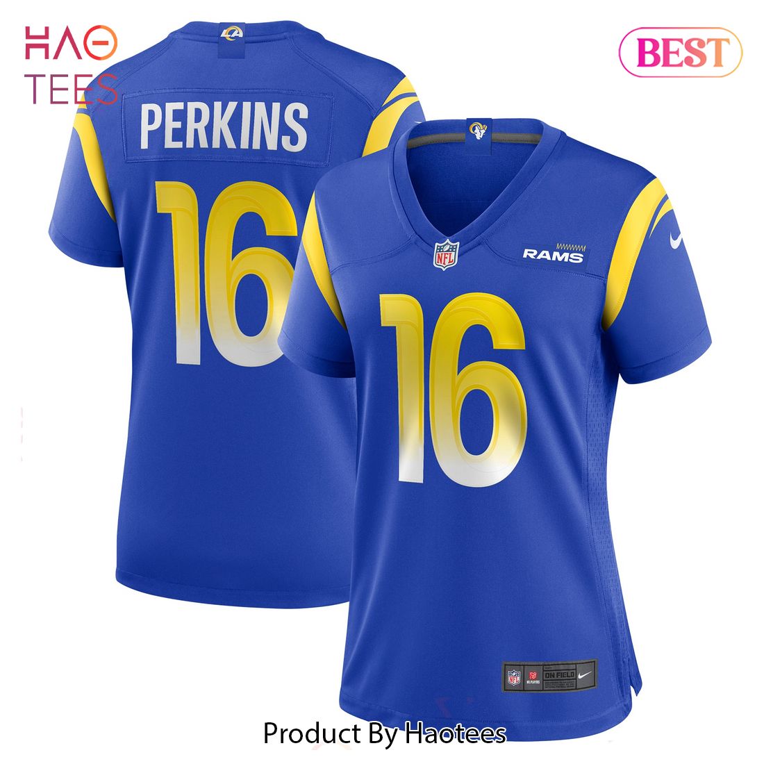 Bryce Perkins Los Angeles Rams Nike Women’s Game Player Jersey Royal