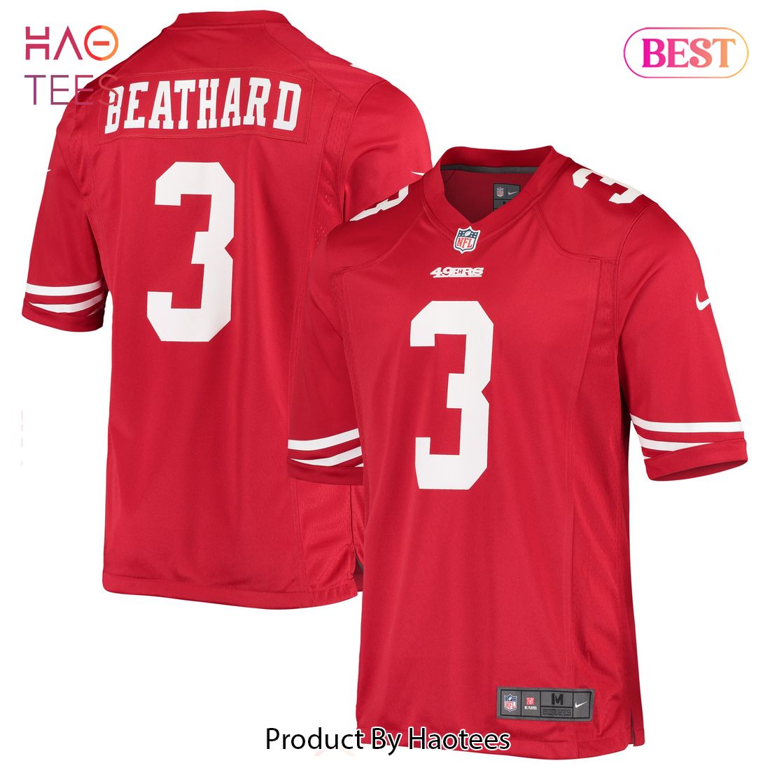 C.J. Beathard San Francisco 49ers Nike Game Player Jersey Scarlet