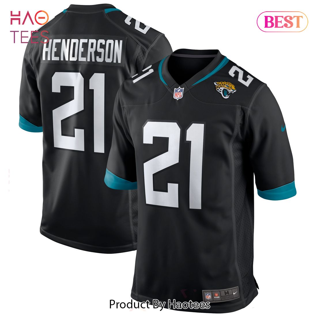 C.J. Henderson Jacksonville Jaguars Nike Game Jersey Black