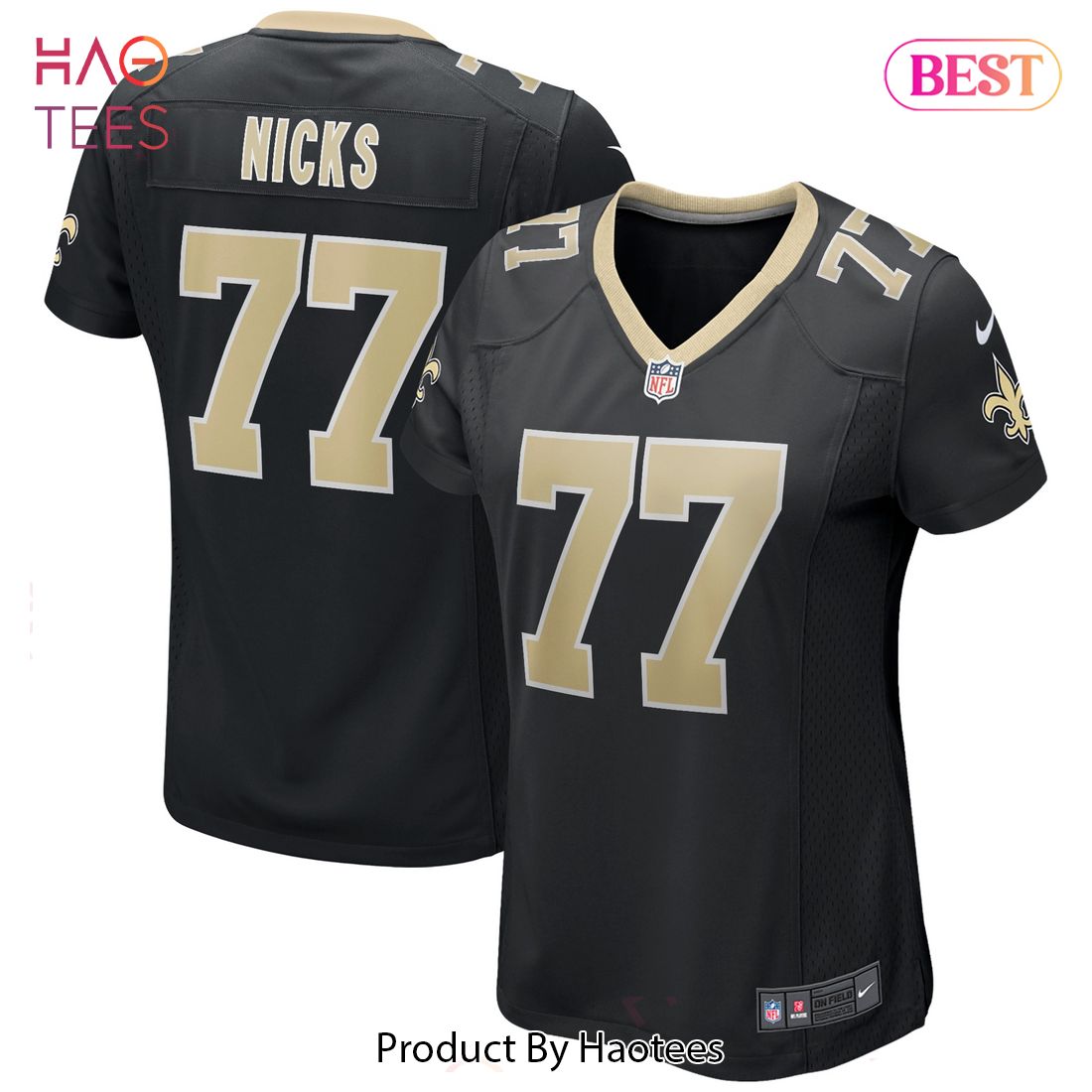 Carl Nicks New Orleans Saints Nike Women’s Game Retired Player Jersey Black