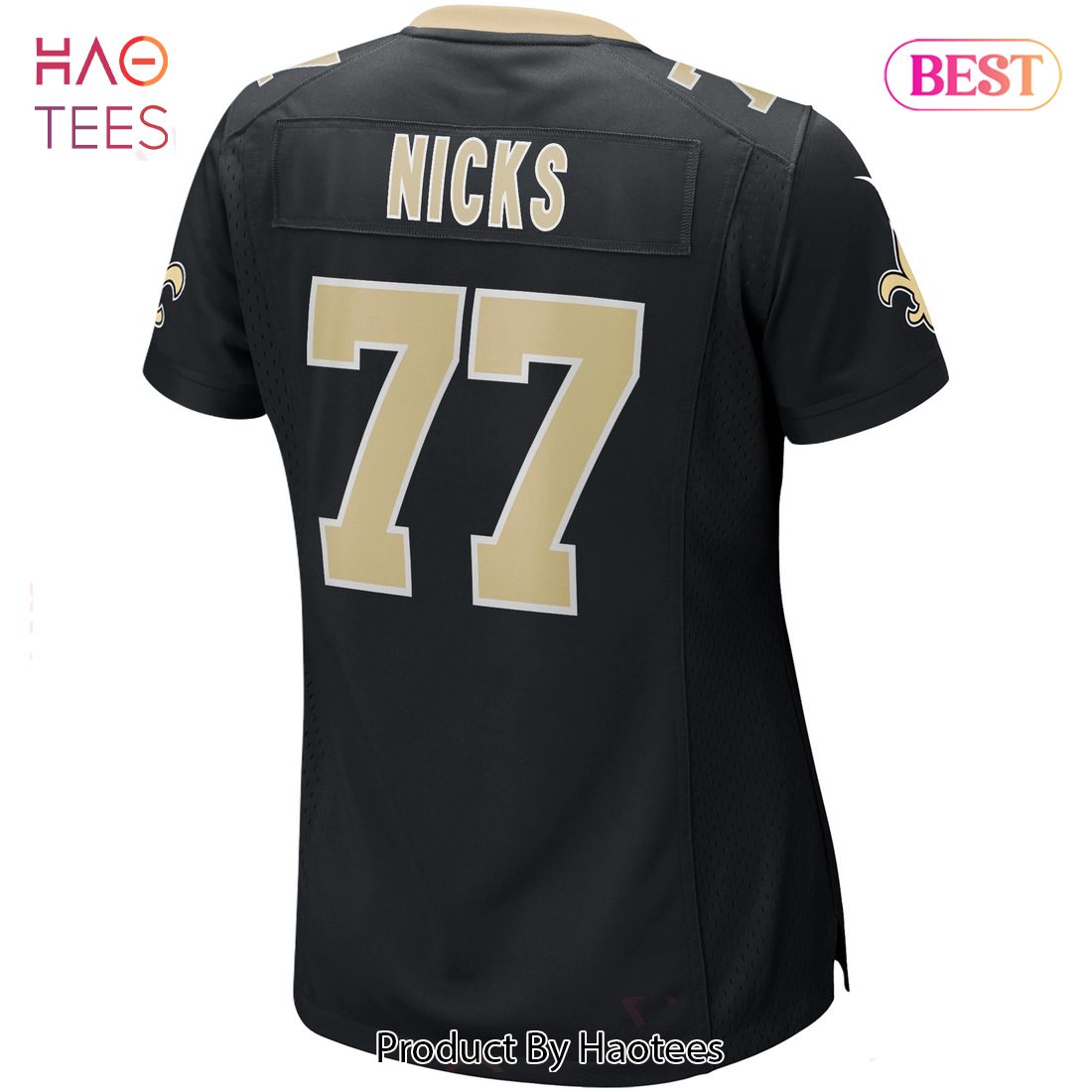 Carl Nicks New Orleans Saints Nike Women's Game Retired Player Jersey Black