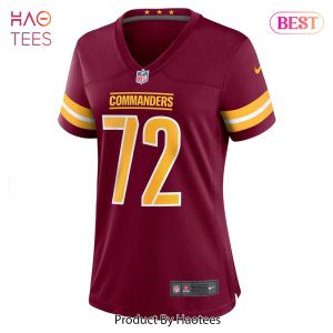 Charles Leno Jr. Washington Commanders Nike Women’s Home Game Player Jersey Burgundy