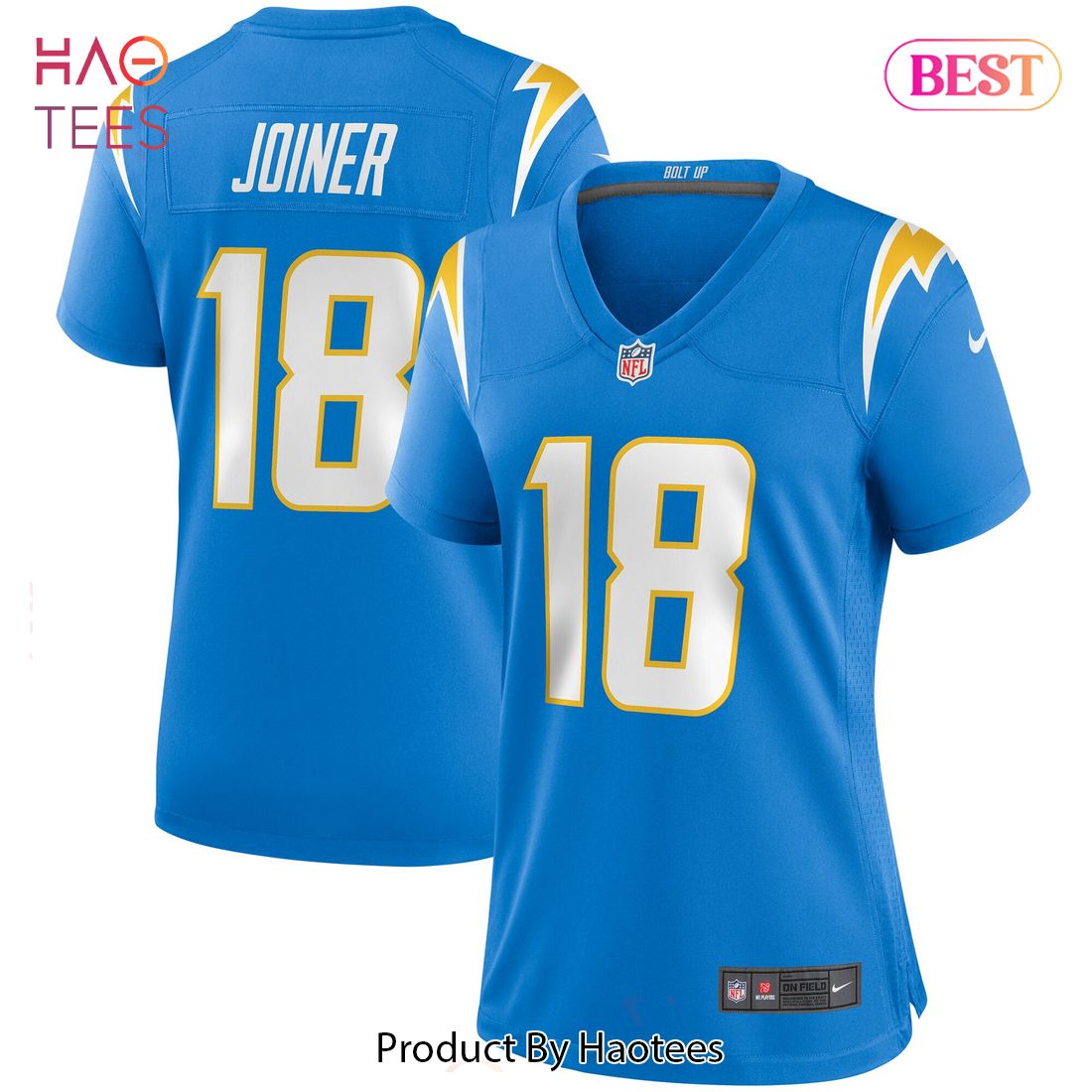 Charlie Joiner Los Angeles Chargers Nike Women’s Game Retired Player Jersey Powder Blue