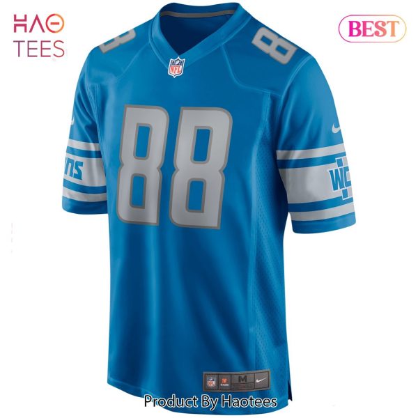 Charlie Sanders Detroit Lions Nike Game Retired Player Jersey Blue