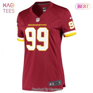 Chase Young Washington Football Team Nike Women’s Player Game Jersey Burgundy