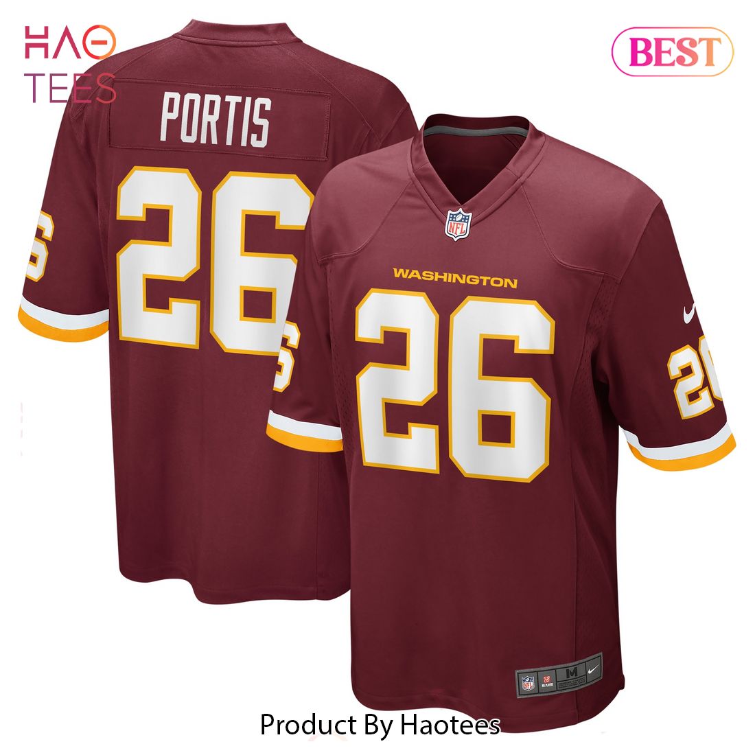 Clinton Portis Washington Football Team Nike Retired Player Jersey Burgundy Luxury Store