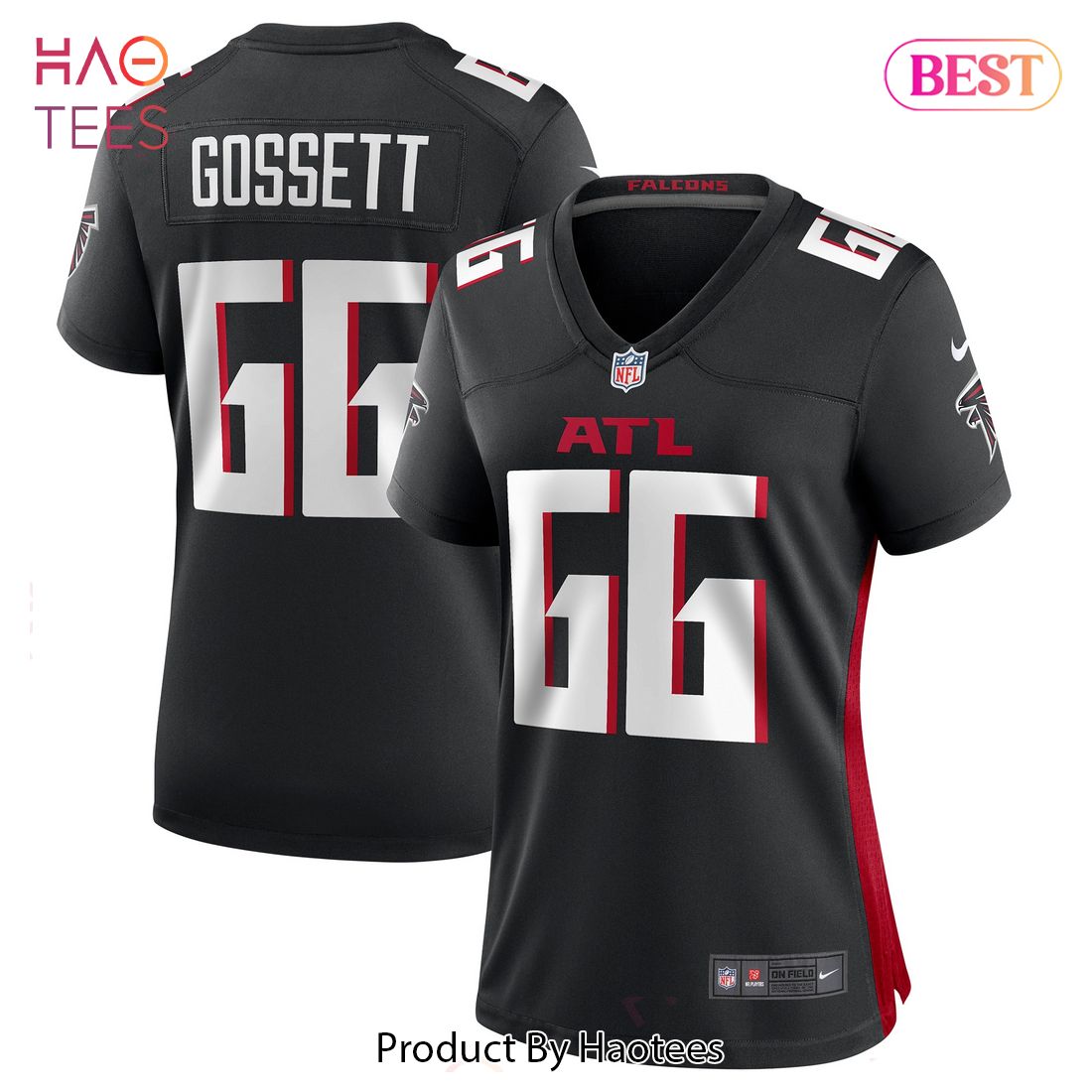 Colby Gossett Atlanta Falcons Nike Women’s Game Jersey Black Luxury Store