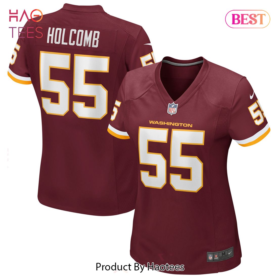 Cole Holcomb Washington Football Team Nike Women’s Game Player Jersey -Burgundy Luxury Store