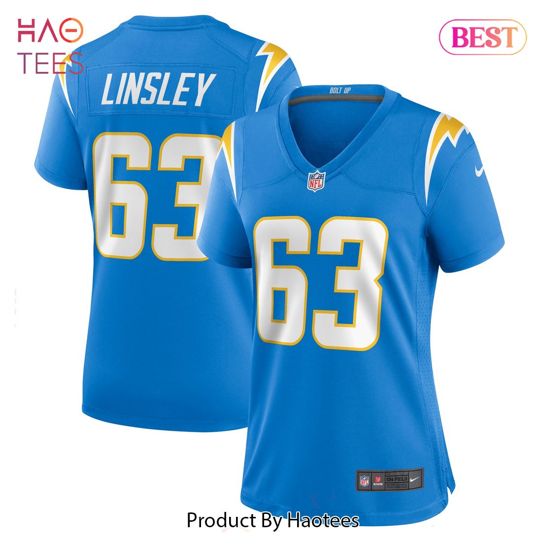 Corey Linsley Los Angeles Chargers Nike Women’s Game Player Jersey Powder Blue Luxury Store