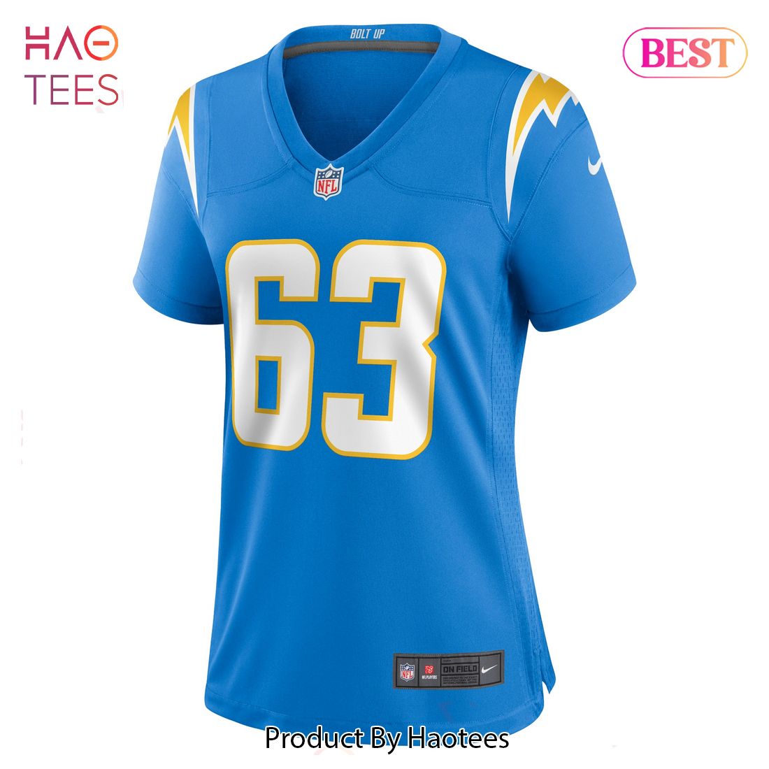 Corey Linsley Los Angeles Chargers Nike Women’s Game Player Jersey Powder Blue Luxury Store