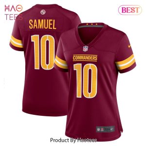 Curtis Samuel Washington Commanders Nike Women’s Player Game Jersey Burgundy Curtis Samuel Washington Commanders Nike Women’s Player Game Jersey Burgundy