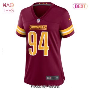 Daron Payne Washington Commanders Nike Women’s Player Game Jersey Burgundy