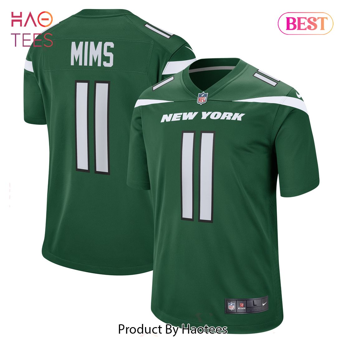 Denzel Mims New York Jets Nike Game Jersey Gotham Green