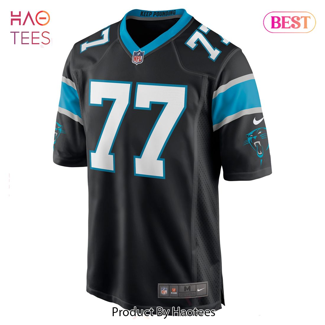 Deonte Brown Carolina Panthers Nike Game Player Jersey Black Luxury Store