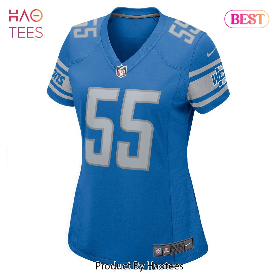 Derrick Barnes Detroit Lions Nike Women’s Game Player Jersey Blue Luxury Store