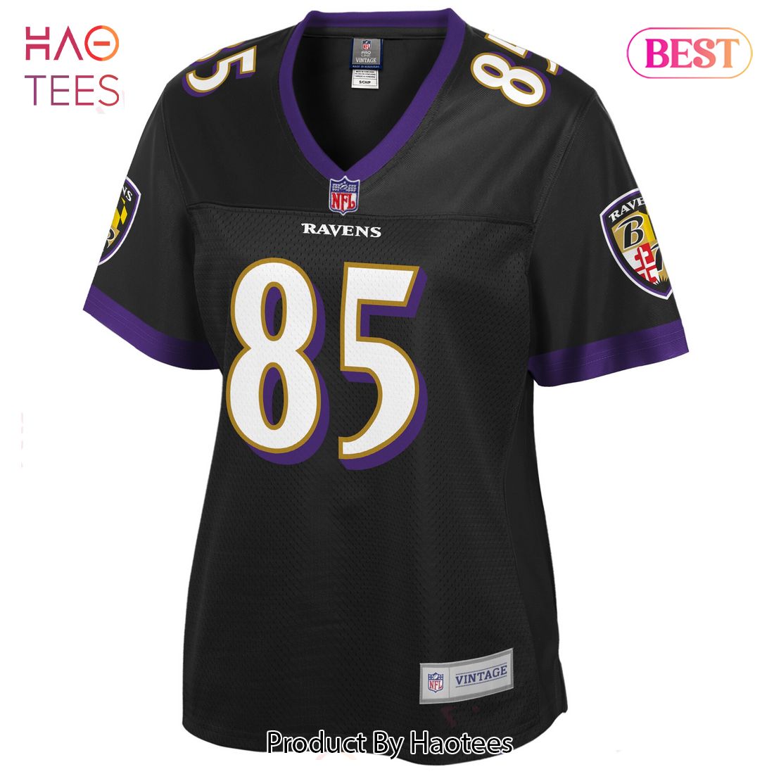 Derrick Mason Baltimore Ravens NFL Pro Line Women's Retired Player Jersey Black Derrick Mason Baltimore Ravens NFL Pro Line Women's Retired Player Jersey Black
