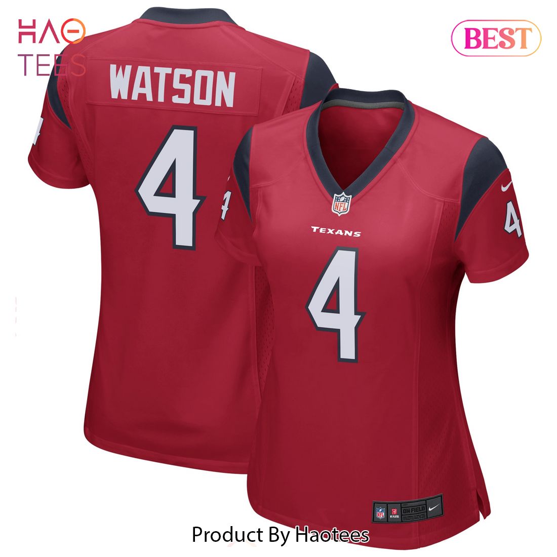 Deshaun Watson Houston Texans Nike Women’s Team Color Game Jersey Red