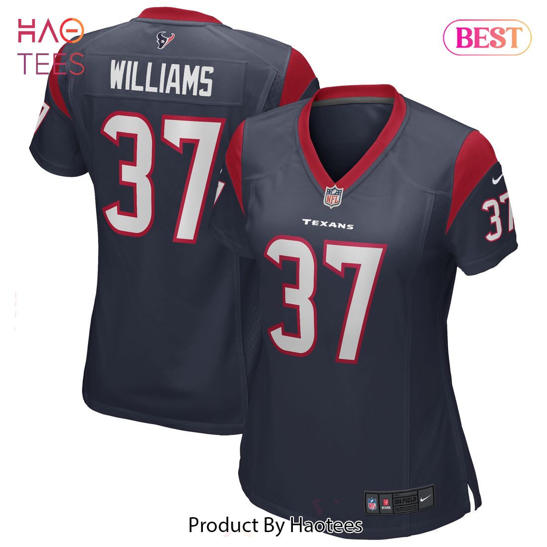 Domanick Williams Houston Texans Nike Women's Game Retired Player Jersey Navy