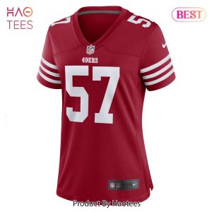 Dre Greenlaw San Francisco 49ers Nike Women’s Home Game Player Jersey Scarlet