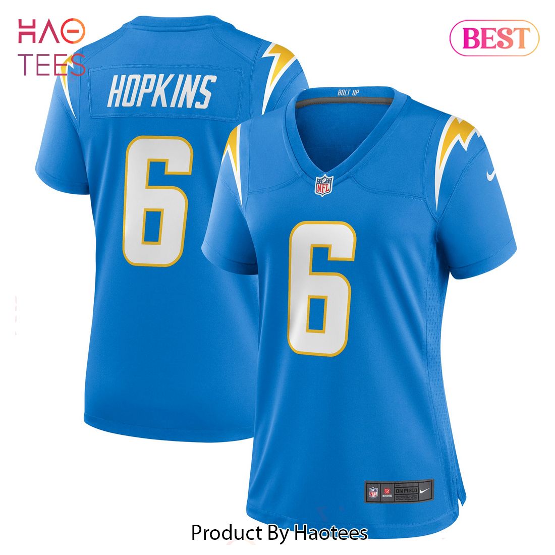 Dustin Hopkins Los Angeles Chargers Nike Women’s Game Jersey Powder Blue