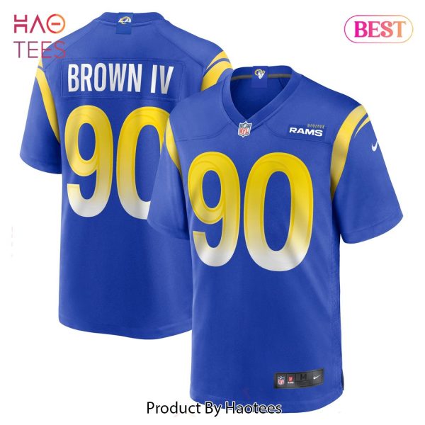 Earnest Brown IV Los Angeles Rams Nike Game Player Jersey Royal
