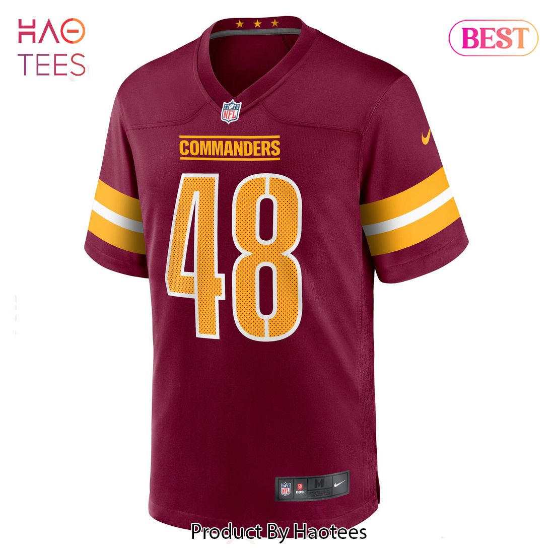 Ferrod Gardner Washington Commanders Nike Player Game Jersey Burgundy Luxury Store